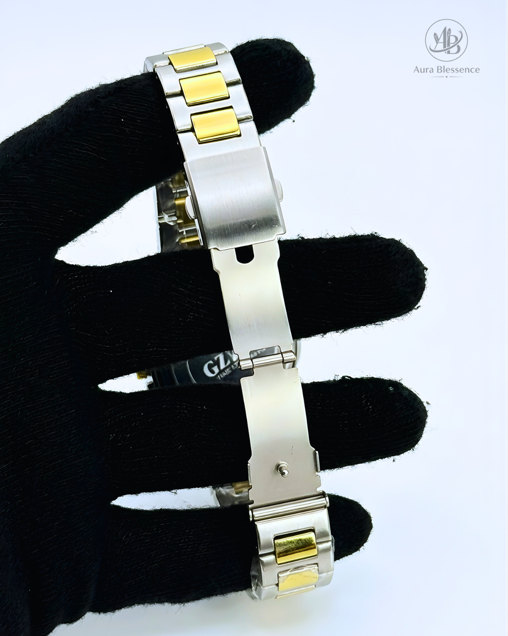Best Win Two-Tone Luxury Watch – 18K Gold & Silver Steel with Double-Lock Clasp