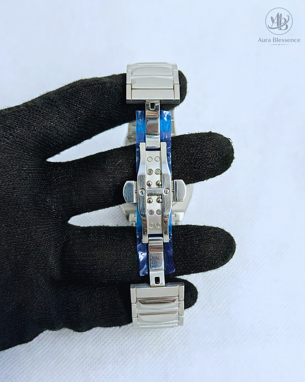Luxury Hublot Style Silver Skeleton Watch – Heavy Weight Stainless Steel with Butterfly Lock