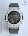 Hublot Chronograph Men's Luxury Watch – Premium PVC & Leather Strap