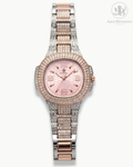 Luxury Rose Gold Crystal Women’s Watch – Elegant Diamond Style Bracelet Watch