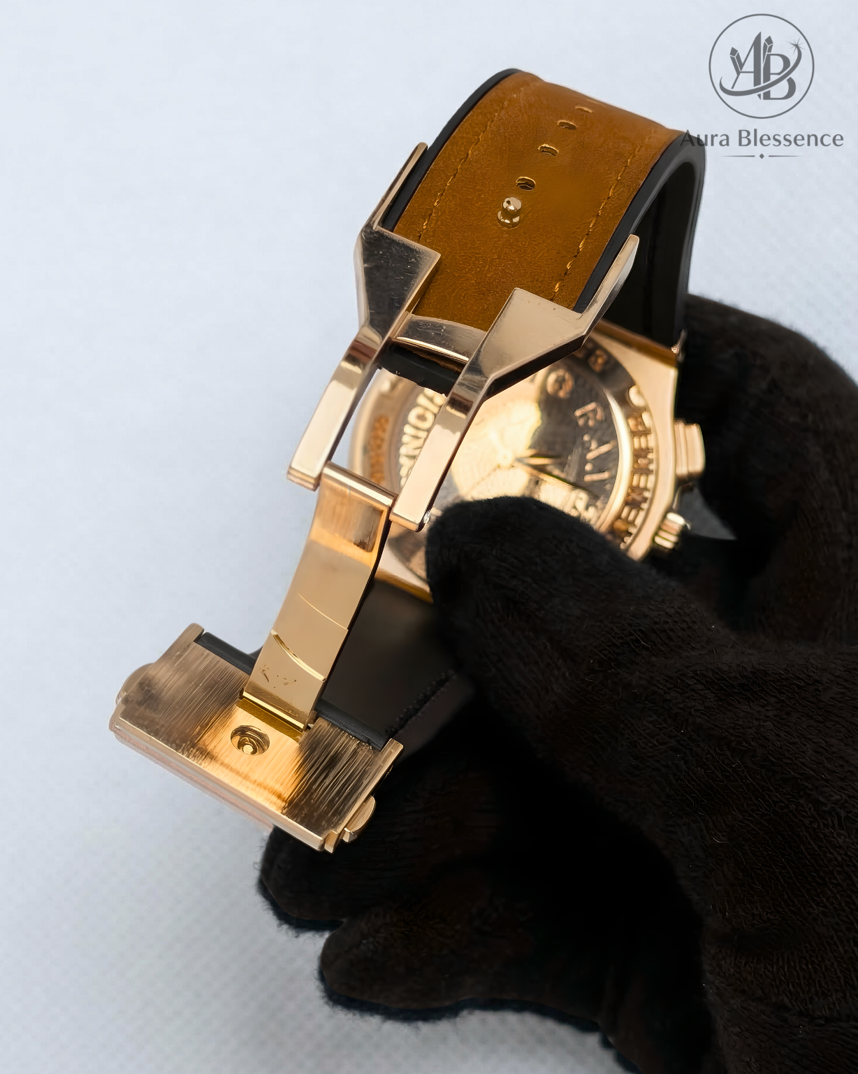Hublot Chronograph Men's Luxury Watch – Premium PVC & Leather Strap